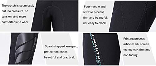 YuanDian Hombre Mujer Invierno 3mm Trajes De Neopreno Buceo Elastic Termica Manga Larga Una Pieza Submarinismo Traje De Buzo Surf Natacion Triathlon Snorkel Mono Traje De Buzo Mujer Negro M