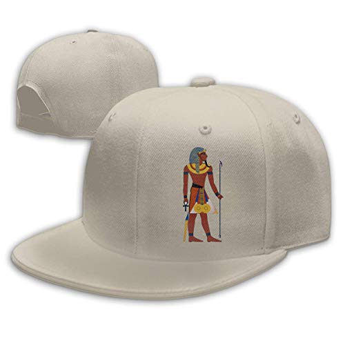 Yuanmeiju Gorra de béisbol para Adolescentes Moda egipcia Ajustable para Hombres Mujeres Sombreros Deportivos de Hip Hop