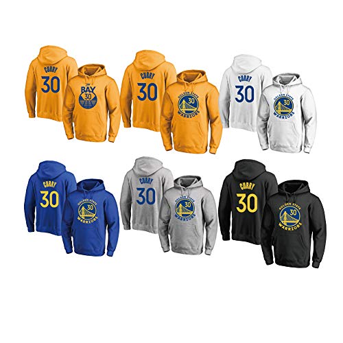 YUNAN - Sudadera con capucha para hombre, diseño de los Golden State Warriors #30 Stephen Curry