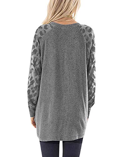 Yuson Girl Sudaderas Mujer Ropa Deportiva con Bolsillo Lateral Jersey Mujer Largo Holgado de Manga Larga Casuales Top Mujer con Diseño de Colores Contrastantes