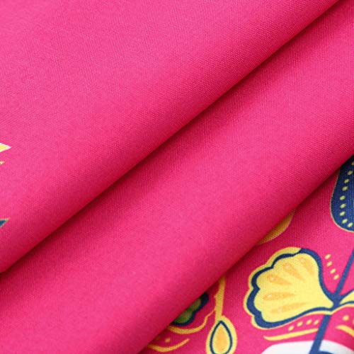 YWLINK Conjuntos NiñA,Verano Estilo Nacional Ropa Infantil del Mono del Mameluco del Estampado Africano Sin Mangas+Banda De Pelo Conjunto De 2 Piezas La Moda Vestido De Fiesta(Rojo,5-6 años/120)