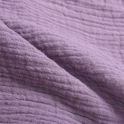 YWLINK Ropa De Bebe CóModo Verano Mezcla De Algodon Mameluco con Cordones De Color SóLido Sin Mangas Mono para Bebé PúRpura, Amarillo, Blanco, Rosado, Verde, Vino 0-18 Meses