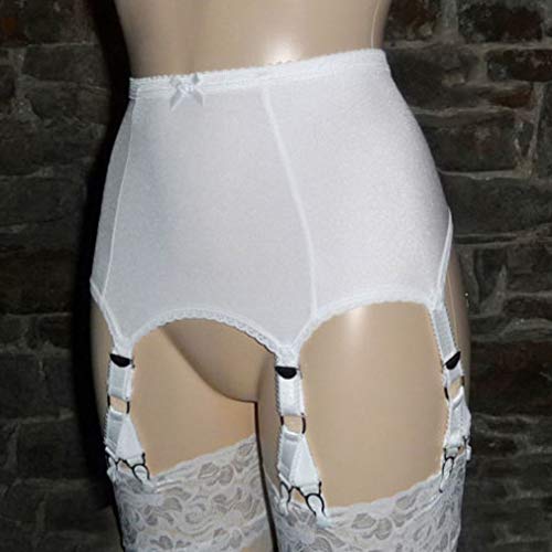 Yying Tirantes Sexy Mujer Estilo Vintage Retro 6 Correas 12 Garras Cinturón Liguero Lencería Liguero Accesorios Sólidos