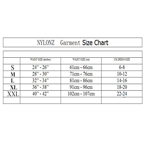 Yying Tirantes Sexy Mujer Estilo Vintage Retro 6 Correas 12 Garras Cinturón Liguero Lencería Liguero Accesorios Sólidos