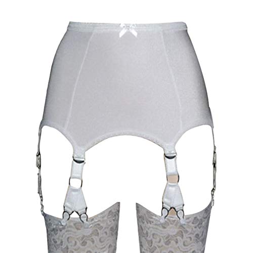 Yying Tirantes Sexy Mujer Estilo Vintage Retro 6 Correas 12 Garras Cinturón Liguero Lencería Liguero Accesorios Sólidos