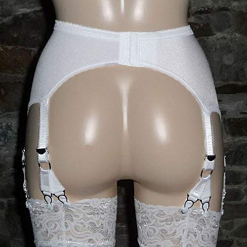 Yying Tirantes Sexy Mujer Estilo Vintage Retro 6 Correas 12 Garras Cinturón Liguero Lencería Liguero Accesorios Sólidos