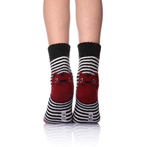 Z-Chen Pack de 5 Pares Calcetines Térmicos de Invierno para Niñas, 7-10 Años