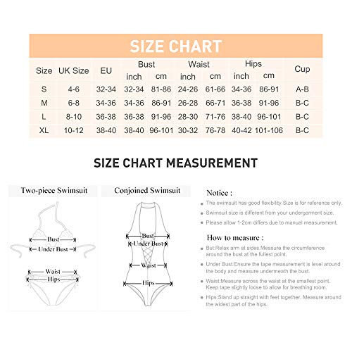 Zaful - Conjunto de bikini con tirantes, acolchado y texturizado para mujer amarillo-1 S