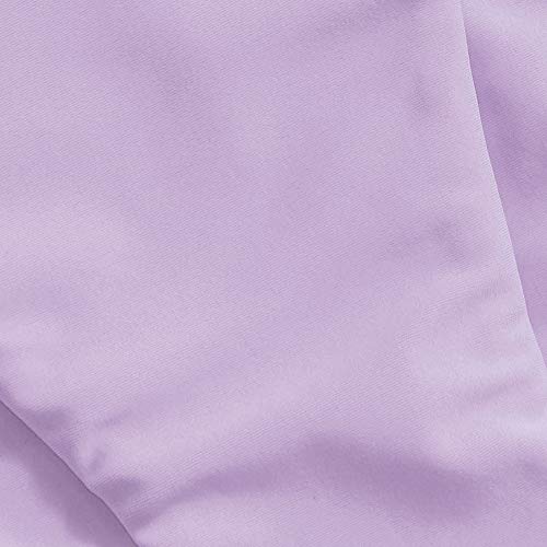 ZAFUL Conjunto de bikini de cintura baja para mujer con tirantes finos, corte cortado, sólido morado S