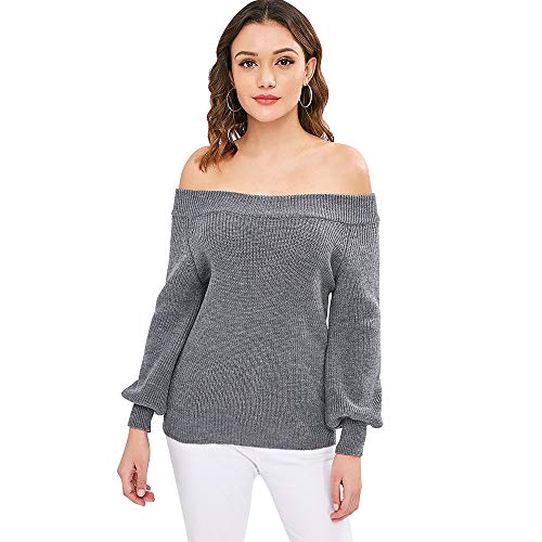 ZAFUL Sudadera de manga larga para mujer gris oscuro Tallaúnica