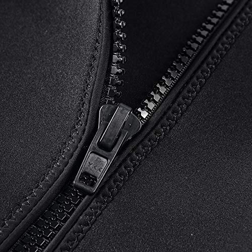 ZCCO Traje de Neopreno Ultra elástico de 3 mm con Cremallera Frontal, Traje de Buceo Completo, una Pieza para Hombres y Mujeres, esnórquel, Buceo, natación, Surf (Hombre Small