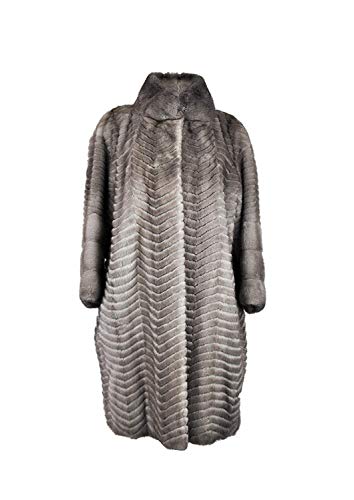 Zerimar Abrigo Largo Vison Peletería | Abrigo Largo de Pelo | Abrigo Mujer | Abrigo de Pelo | Abrigo de Mujer de Pelo | Abrigo Elegante Mujer