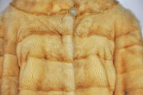 Zerimar Chaqueta Vison Peletería | Chaquetas Mujer | Chaquetas Mujer Pelo | Chaqueta Elegante Mujer | Abrigo Mujer | Abrigo Mujer Pelo