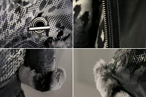 Zerimar Poncho Mujer | Poncho Pelo Rex Mujer | Abrigo Capa Mujer Casual | Poncho Elegante Mujer | Poncho Capa Mujer Pelo | Abrigo Capa Mujer | Poncho Piel Mujer