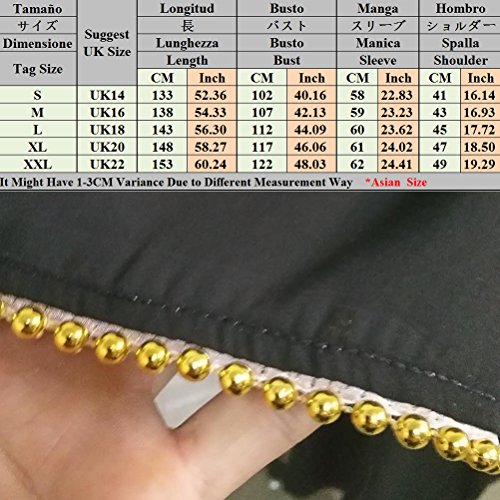 Zhuhaitf Mangas Largas Musulmanes Abaya Noche Fiesta Vestidos Diario Casual Túnica Maxi Dresses Marroquí Abaya Islámico Ropa