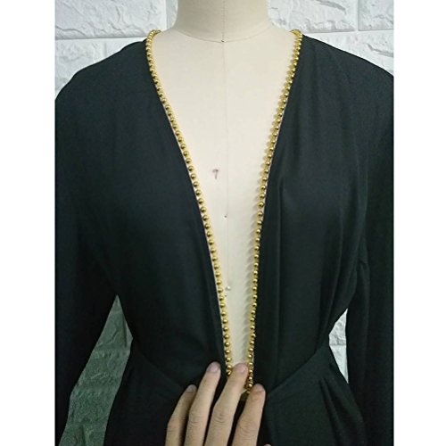 Zhuhaitf Mangas Largas Musulmanes Abaya Noche Fiesta Vestidos Diario Casual Túnica Maxi Dresses Marroquí Abaya Islámico Ropa