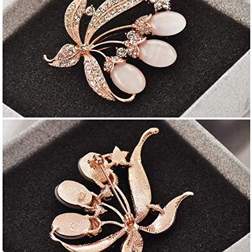 Zidao Temperamento Joyas Capa de la Capa Femenina suéter Capa de decoración Accesorios de Prendas de Vestir Broche Niza,Rosado