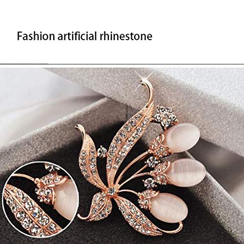 Zidao Temperamento Joyas Capa de la Capa Femenina suéter Capa de decoración Accesorios de Prendas de Vestir Broche Niza,Rosado