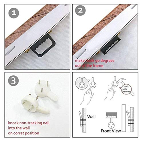 ZMFBHFBH Cuadro de Mujer Africana con Marco, Carteles artísticos de Pared e Impresiones Manos Negras sosteniendo Joyas Doradas Decoración de Pared 40x60cmx3pcs con Marco