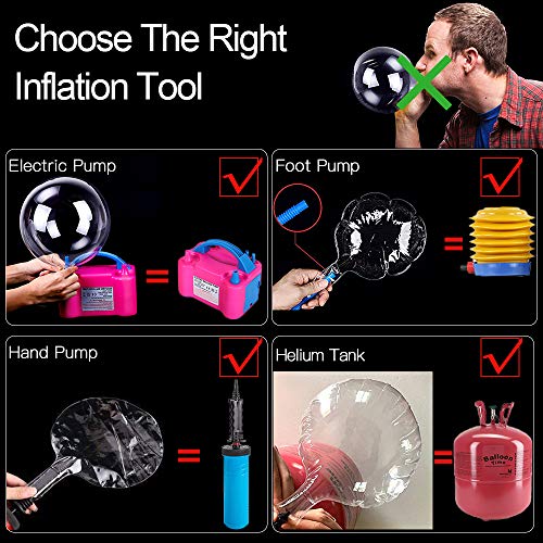 ZMYGOLON 4 PCS Reutilizable Globos LED de 16 Pulgadas con de Globos LED Transparente de Bobo Globos para cumpleaños, Bodas, Celebraciones, Blanco cálido