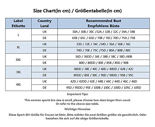 ZOEREA Sujetador Deportiva para Mujeres Cómodo Transpirable Tipo Chaleco Talla Grande Bra con Almohadilla para Fitness Run Ejercicio Medio Soporte (Beige+Negro+Blanco-1, 4XL)