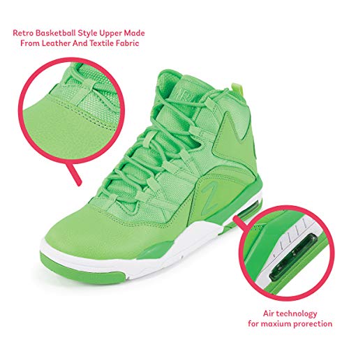 Zumba Air Classic Remix Zapatillas Altas de Mujer Dance Fitness Entrenamiento Sneakers de Moda, Apple Green, 39 EU