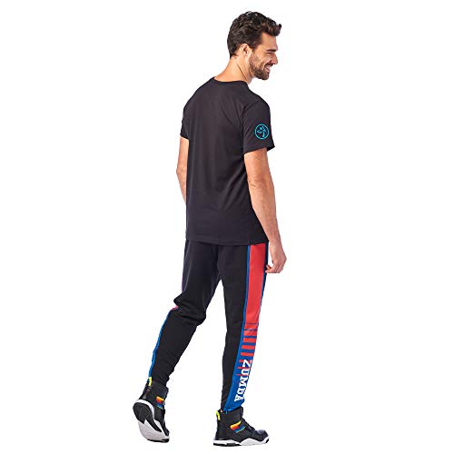 Zumba Breathable Fitness Workout Printed Graphic Tees For Women and Men Camisa, Negrita Negro 7, XS-S Unisex Adulto