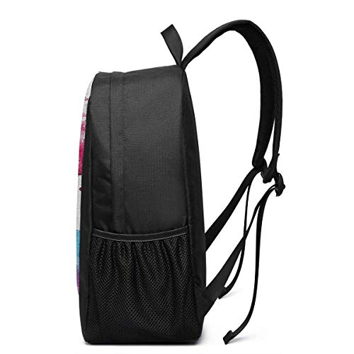 ZYWL Mochila Pink Flamingos, Mochila para computadora portátil Duradera para Negocios, Mochila para computadora universitaria Resistente al Agua, Regalos para Hombres y Mujeres, 17 x 12 x 6 Pulgadas,