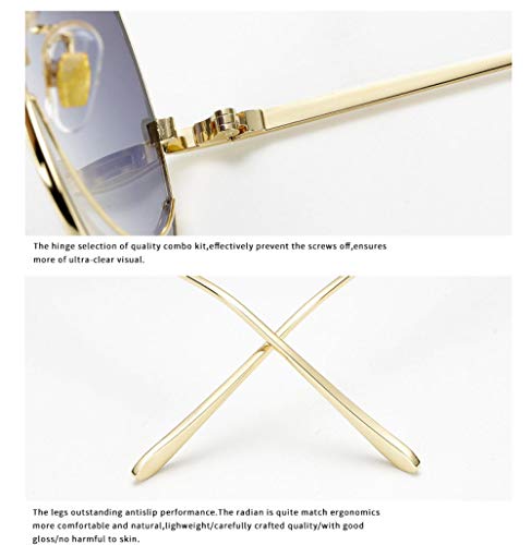 ZZZXX Gafas De Sol Mujer Baratas Smiley Net Celebridad Moda Polarizadas Uv400 Protección Para Conducir Pesca Al Aire Libre Marco De Acetato,Con Caja De Regalo Y Paño Para Vasos