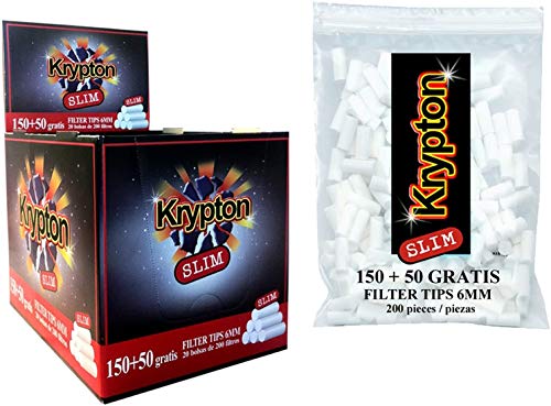 2 Cajas de 50 libritos papel de liar Smoking Blue 70 x 37mm + 4000 filtros Krypton 6mm