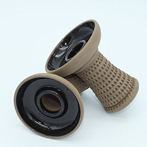 2 Cazoletas barro rugoso cachimba shisha premium fumar