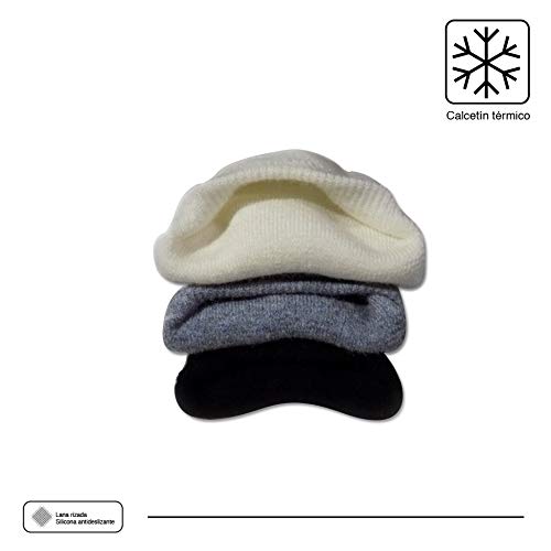 2 Pares calcetines cortos de lana,calcetines cortos térmicos hombre mujer