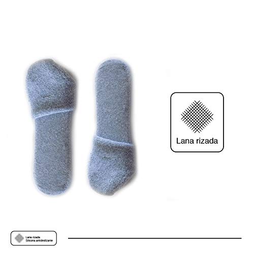 2 Pares calcetines cortos de lana,calcetines cortos térmicos hombre mujer