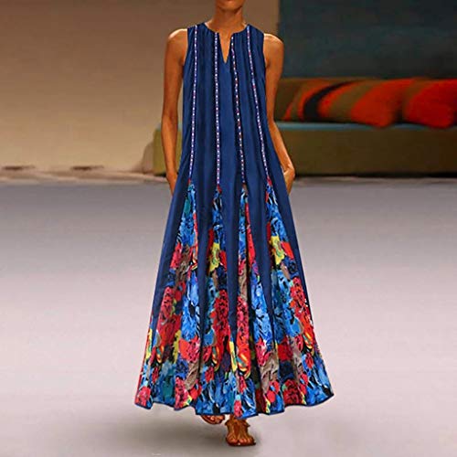 2021 Ropa De Mujer En Oferta De Mujer Barata,Ropa De Mujer Verano Casual,Airy Ropa De Mujer Vestido Camisero Suelto De Manga Larga con Solapa De Lino y Algodón De Color Liso,Talla Grand