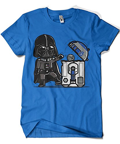 209-Camiseta Robotictrashcan (Donnie) (Azul Royal, M)