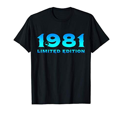 40 Años Cumpleaños Chico Chica Regalo Deco Divertido 1981 Camiseta