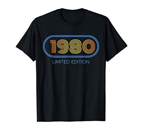 40 Años Cumpleaños Hombre Mujer Regalo Deco Divertido 1980 Camiseta