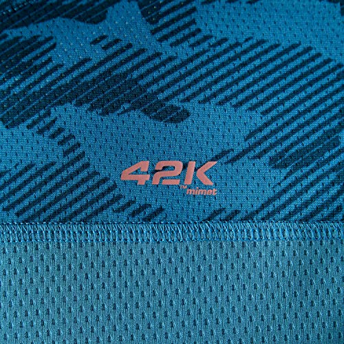 42K RUNNING - Camiseta técnica 42K MIMET Mujer Ocean Green Camouflage M