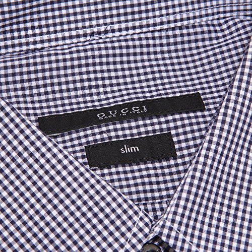 4792O camicia manica lunga slim GUCCI camicie uomo shirt men [44 (17 1/2)]