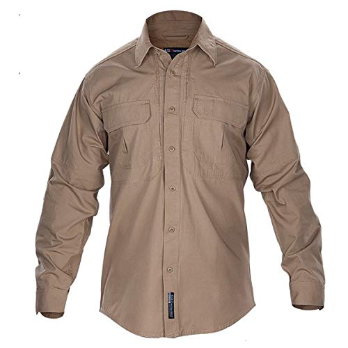 5.11 - Camisa táctica para Hombre, Hombre, Color Marrón (Coyote Brown), tamaño Large