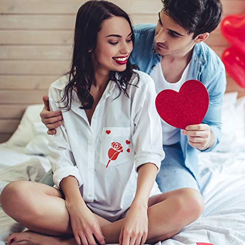 9 Hojas de Vinilos de Plancha de San Valentín Vinilos de Transferencia de Calor Hojas de Vinilo HTV de 11,4 x 8,3 Pulgadas para San Valentín DIY Camisetas, Almohada y Otros Textiles