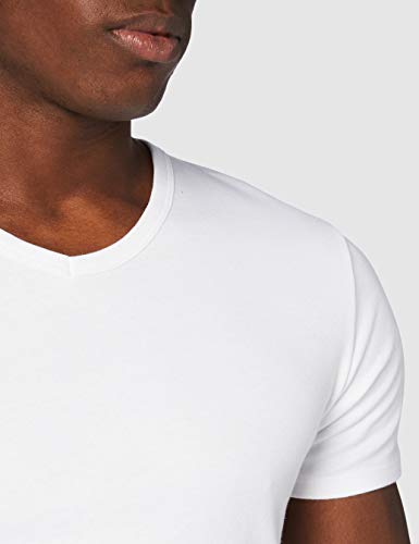 Abanderado Termal algodón Invierno Cuello uve Camiseta térmica, Blanco (Blanco 001), XX-Large (Tamaño del Fabricante:XXL/60) para Hombre