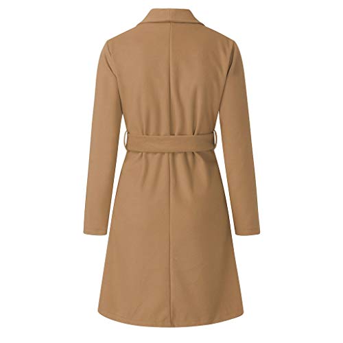 Abrigo de Mujer Paño Invierno Largas Tallas Grandes Elegantes,ZODOF Chaquetas para Mujer Otoño Fiesta Vestir Chaquetón Acolchado Dama Trench Parka Chaquetas Traje Blazer