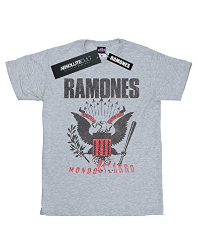 Absolute Cult Ramones Hombre Mondo Bizarro Tour 92 Camiseta Deporte Gris Small