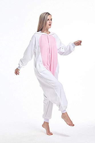 ABYED Pijama Animal Entero Unisex para Adultos Niños con Capucha Ropa de Dormir Traje de Disfraz para Festival de Carnaval Halloween Navidad