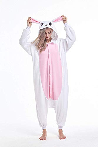 ABYED Pijama Animal Entero Unisex para Adultos Niños con Capucha Ropa de Dormir Traje de Disfraz para Festival de Carnaval Halloween Navidad
