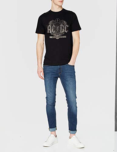 AC/DC Black Ice Camiseta, Negro, XL para Hombre