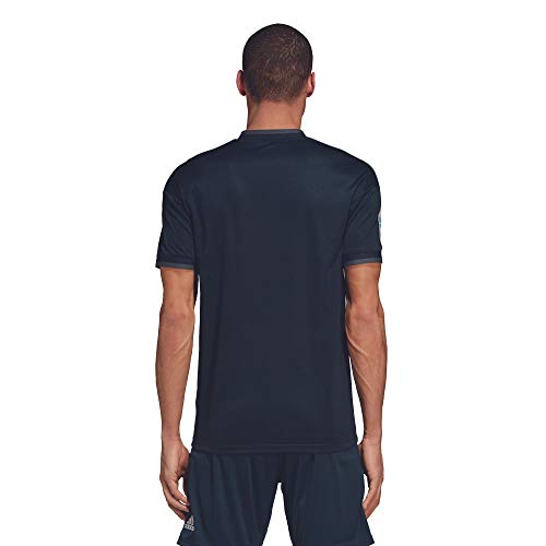 adidas 18/19 Real Madrid Away with Lfp Badge Camiseta, Hombre, ónitéc/onifue/Blanco, L