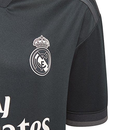 adidas 18/19 Real Madrid Away with Lfp Badge Camiseta, Hombre, ónitéc/onifue/Blanco, L