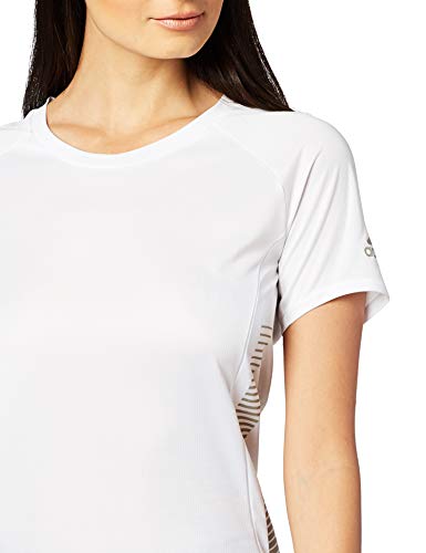 adidas 25/7 tee Runr Camiseta, Mujer, Blanco, M